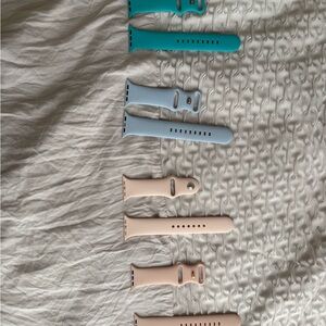 Apple Smartwatch Bands - Blue, Beige, Pink